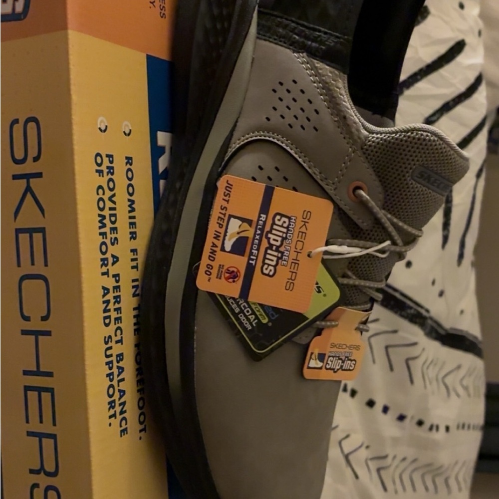 Skechers Men's Taupe Slip-Ins Sneakers